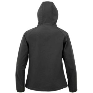 Result Recycled Ladies Three Layer Printable Hooded Soft Shell Jacket