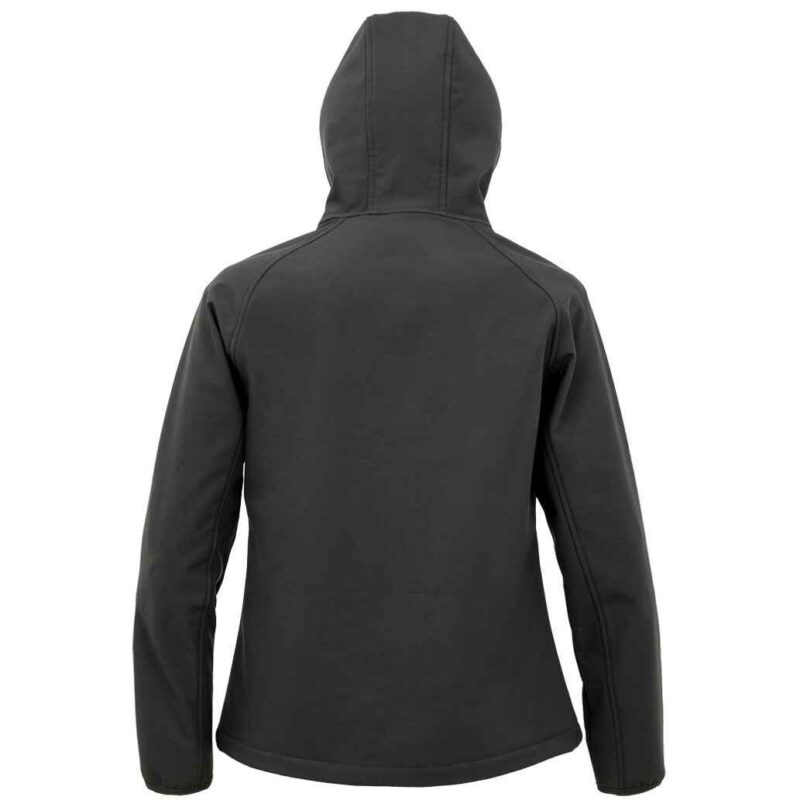 Result Recycled Ladies Three Layer Printable Hooded Soft Shell Jacket