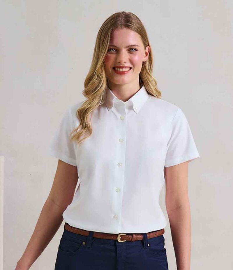 Premier Ladies Supreme Short Sleeve Oxford Shirt