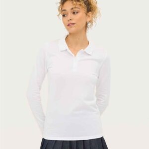 SOL'S Ladies Perfect Long Sleeve Pique Polo Shirt