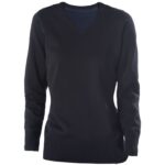 Kariban Ladies Cotton Acrylic V Neck Sweater