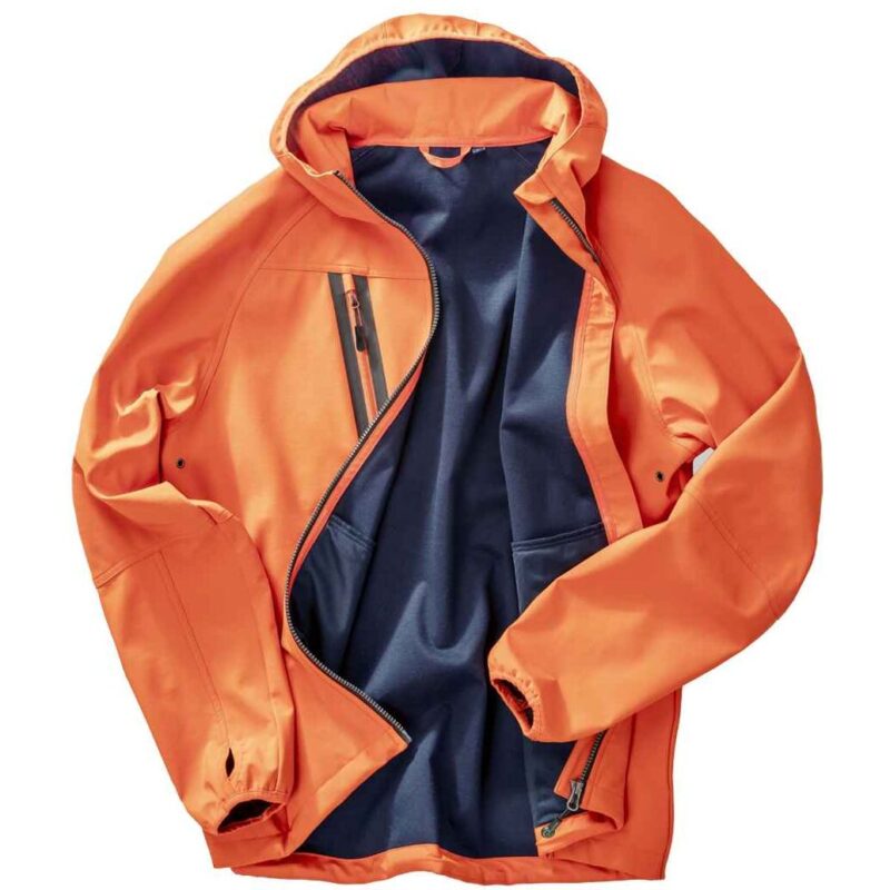Result Recycled Three Layer Printable Hooded Soft Shell Jacket