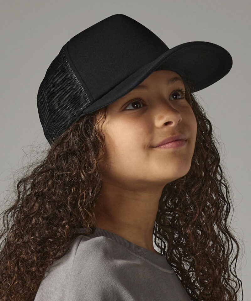Beechfield Kids Vintage Snapback Trucker Cap