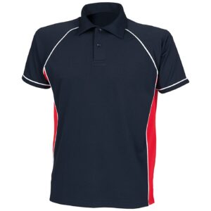 Finden + Hales Performance Piped Polo Shirt