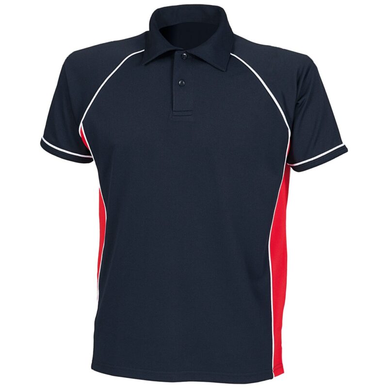 Finden + Hales Performance Piped Polo Shirt