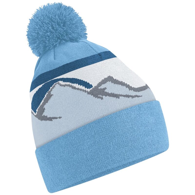 Beechfield Mountain Peaks Pom Pom Beanie