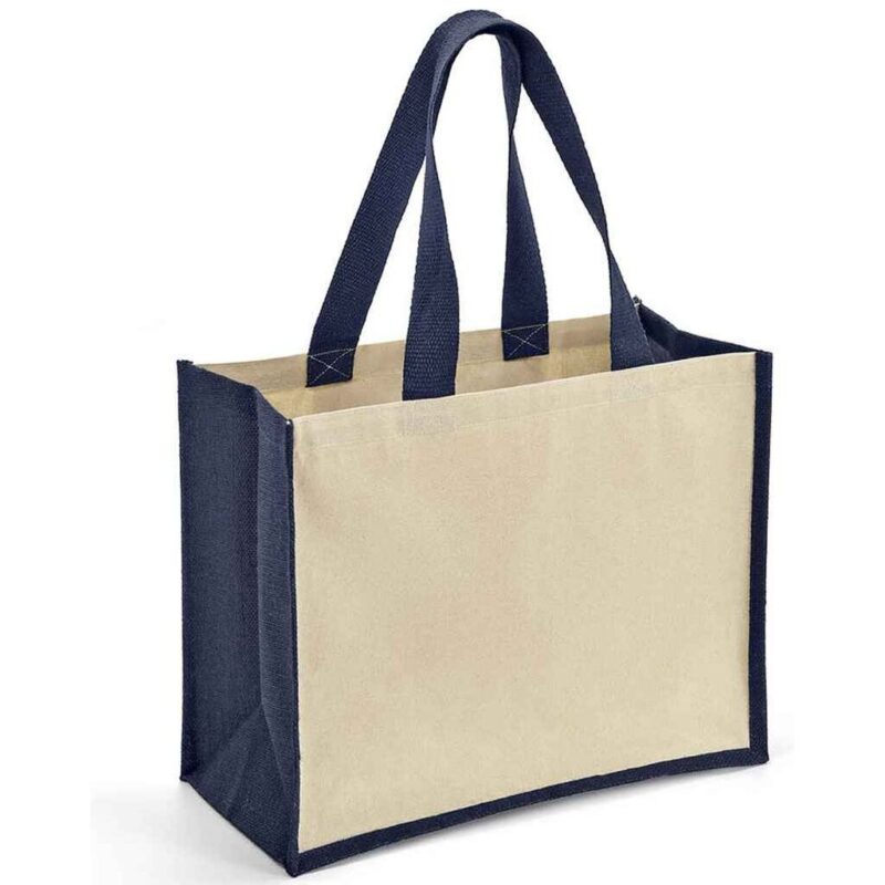 Brand Lab Jute and Canvas Shopper