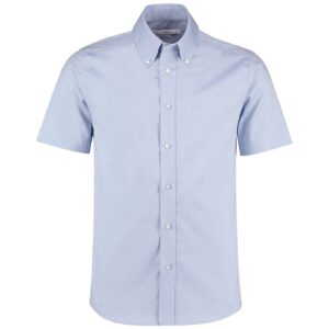 Kustom Kit Premium Short Sleeve Tailored Oxford Shirt
