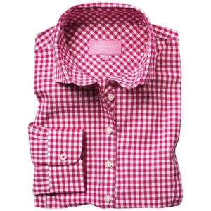 Brook Taverner Ladies Kansas Gingham Long Sleeve Shirt