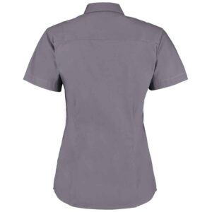 Kustom Kit Ladies Premium Short Sleeve Tailored Oxford Shirt