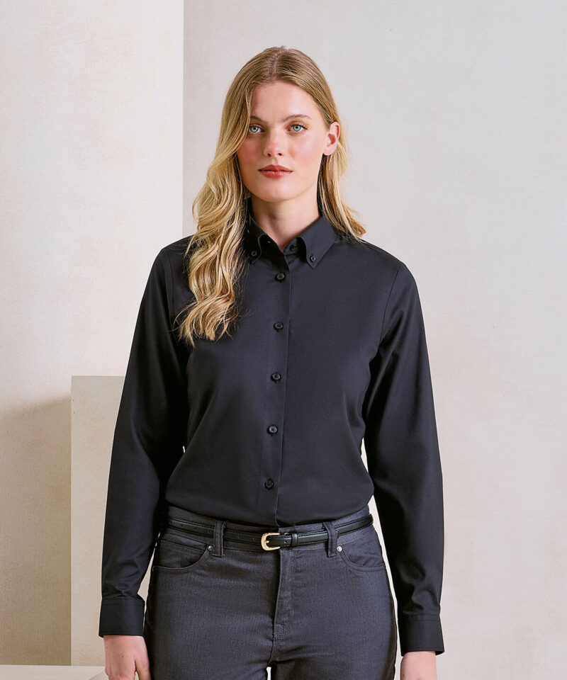 Premier Ladies Supreme Long Sleeve Oxford Shirt