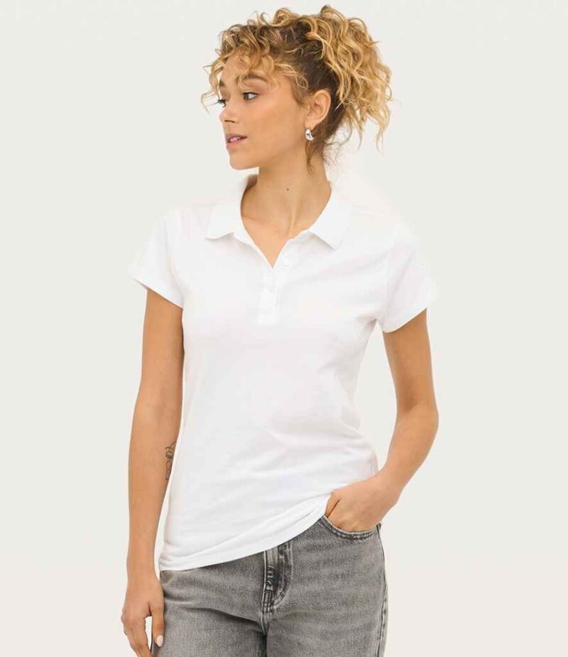 SOL'S Ladies Prescott Cotton Jersey Polo Shirt