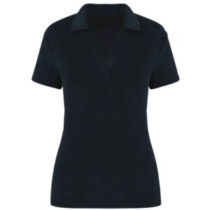 Native Spirit Ladies Terry Towel Polo Shirt