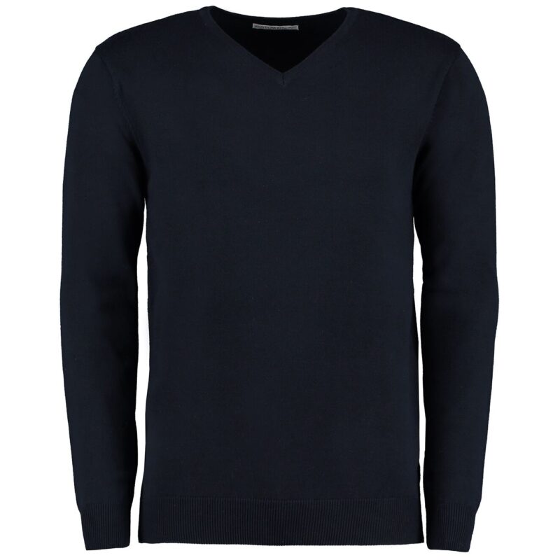 Kustom Kit Arundel Cotton Acrylic V Neck Sweater