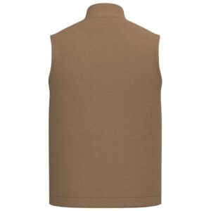 Native Spirit Unisex Twill Bodywarmer with Varsity Collar