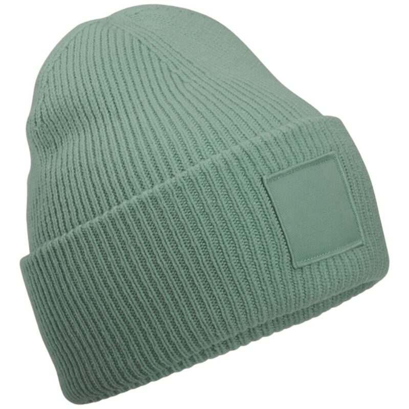 Beechfield Deep Cuff Tonal Patch Beanie