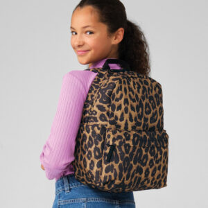 BagBase Leopard Print Mini Backpack