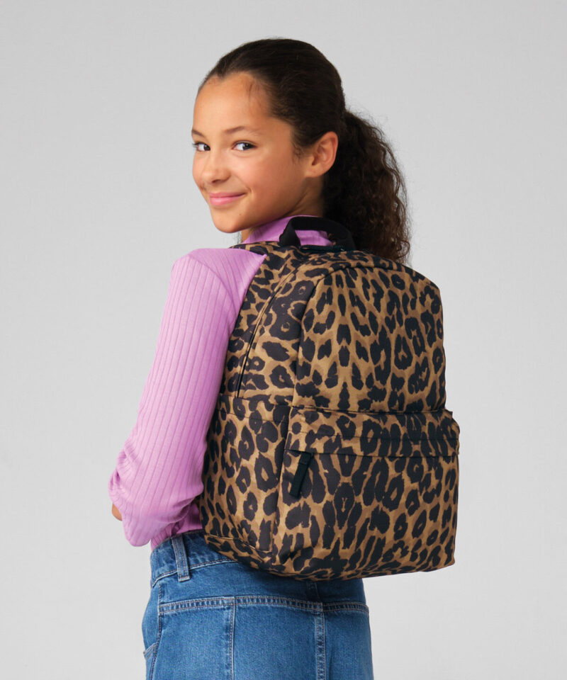BagBase Leopard Print Mini Backpack