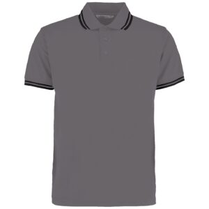 Kustom Kit Contrast Tipped Poly/Cotton Pique Polo Shirt