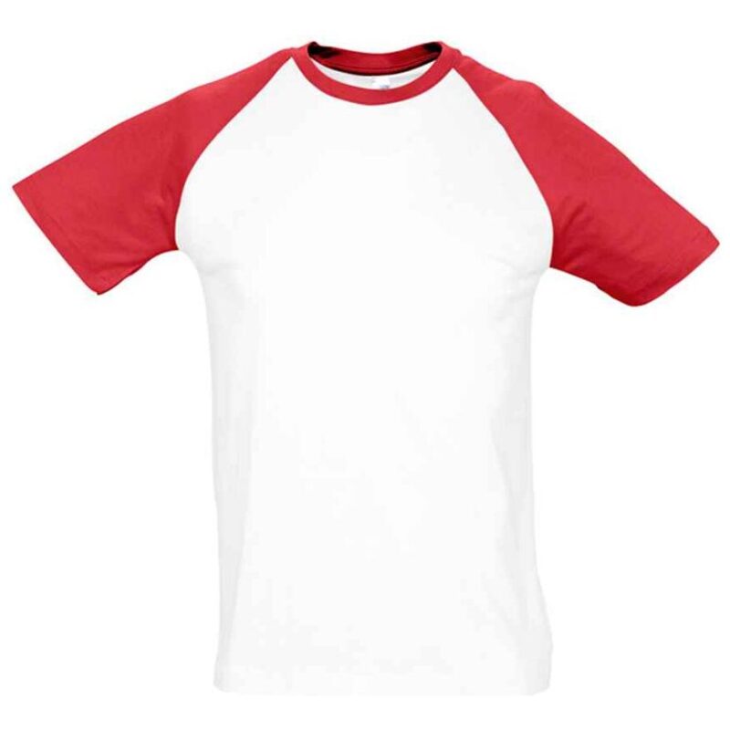 SOL'S Funky Contrast Baseball T-Shirt