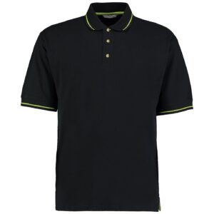 Kustom Kit St Mellion Tipped Cotton Pique Polo Shirt