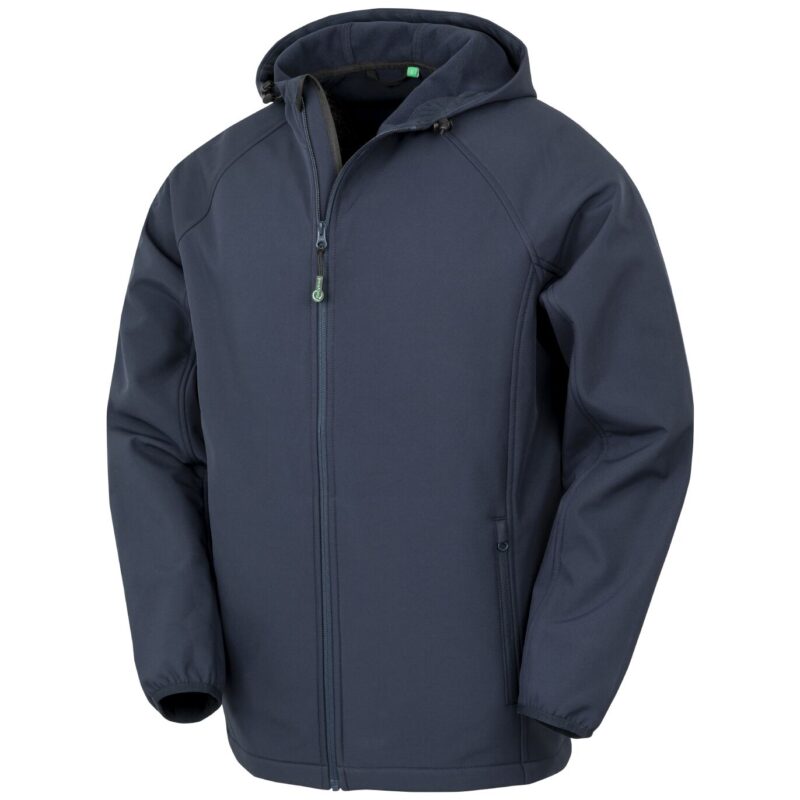 Result Recycled Three Layer Printable Hooded Soft Shell Jacket