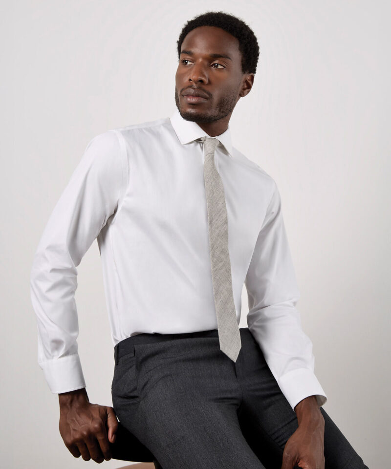 Kustom Kit Premium Long Sleeve Classic Fit Oxford Shirt