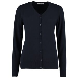 Kustom Kit Ladies Arundel Cotton Acrylic V Neck Cardigan