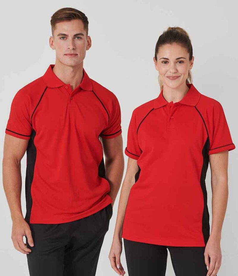 Finden + Hales Performance Panel Polo Shirt