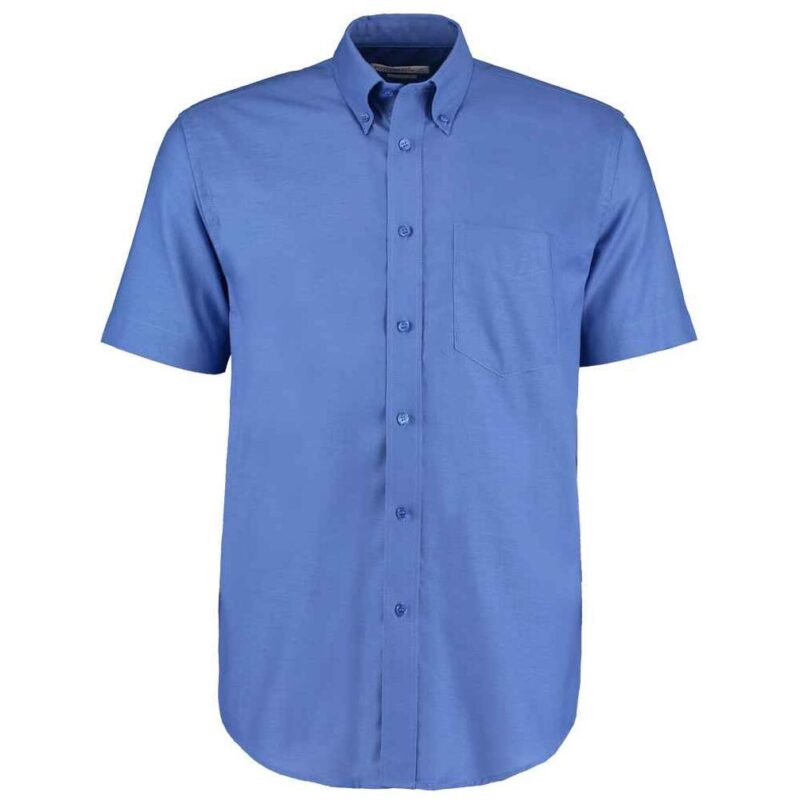 Kustom Kit Short Sleeve Classic Fit Workwear Oxford Shirt