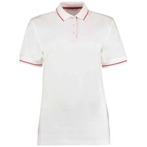 Kustom Kit Ladies St Mellion Tipped Cotton Pique Polo Shirt