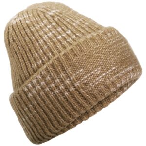 Beechfield Chunky Knitted Patch Beanie