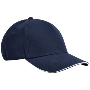 Beechfield EarthAware Classic Organic Cotton 5 Panel Sandwich Peak Cap