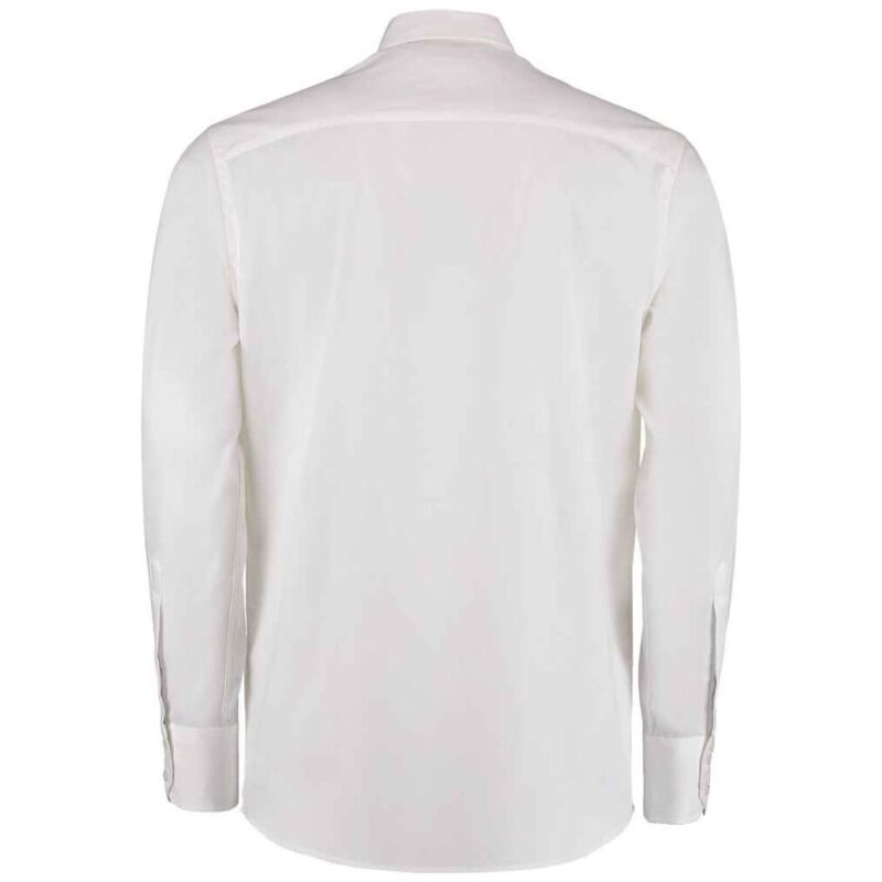 Kustom Kit Premium Long Sleeve Tailored Oxford Shirt