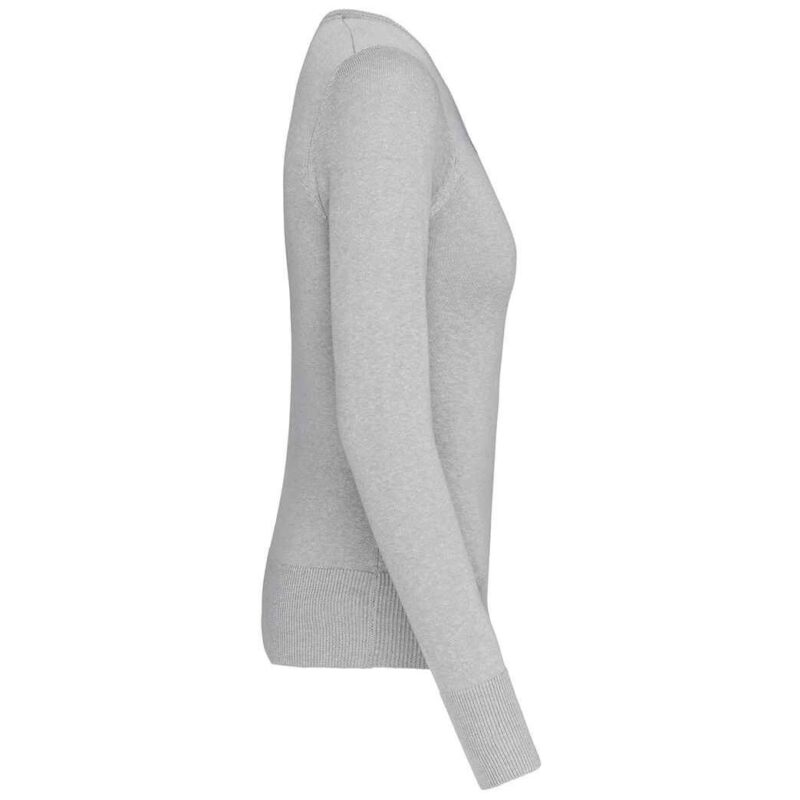 Kariban Ladies Cotton Acrylic V Neck Sweater