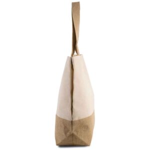 Kimood Canvas & Jute Shopper
