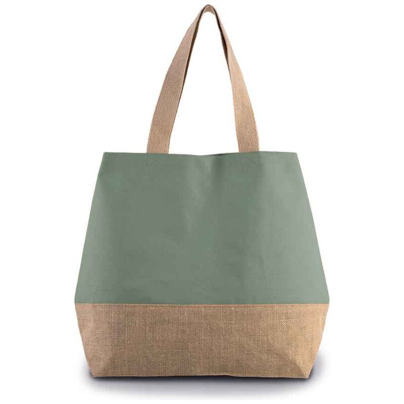 Kimood Canvas & Jute Shopper