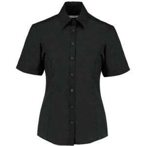 Kustom Kit Ladies Short Sleeve Tailored Business Shirt
