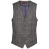 Grey Brown Check