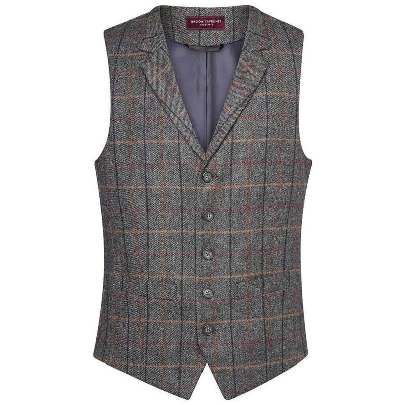 Brook Taverner Memphis Tweed Waistcoat