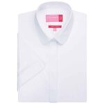 Brook Taverner Ladies Soave Short Sleeve Poplin Shirt