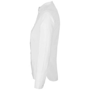 NEOBLU Ladies Bart Mao Collar Long Sleeve Poplin Shirt