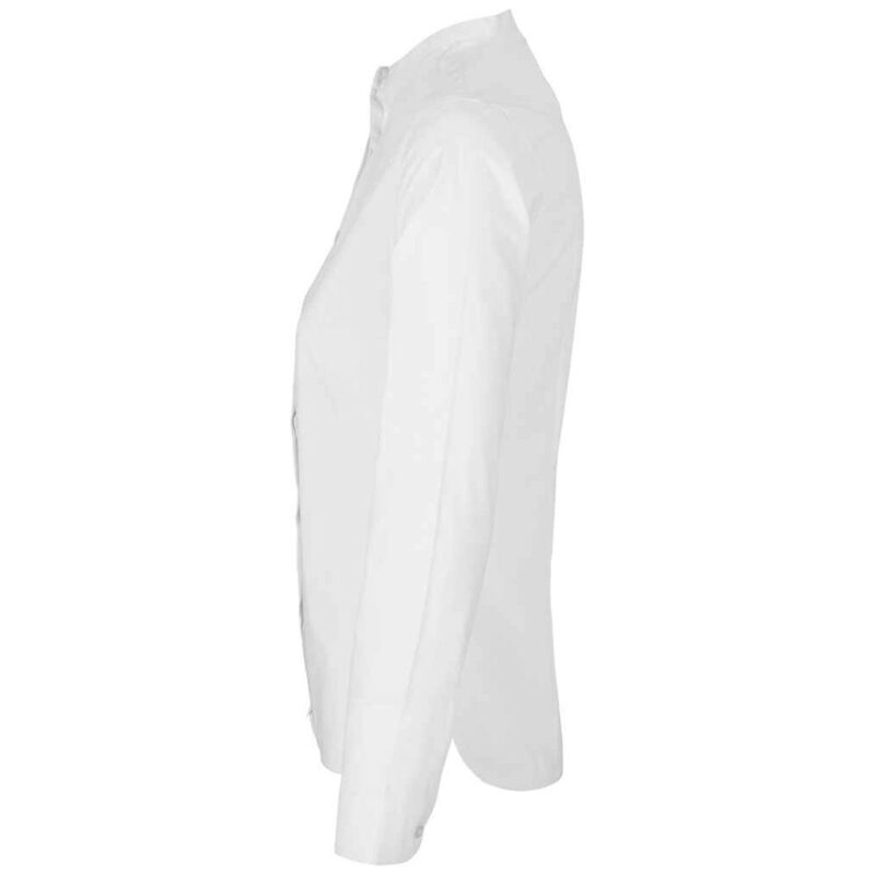 NEOBLU Ladies Bart Mao Collar Long Sleeve Poplin Shirt