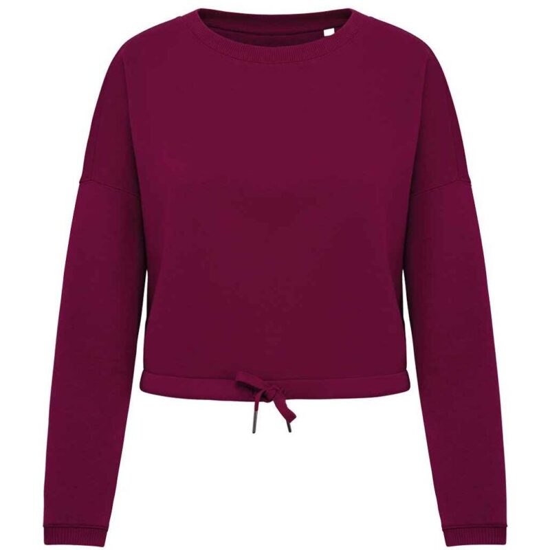 Native Spirit Ladies Oversized Cropped Sweatshirt