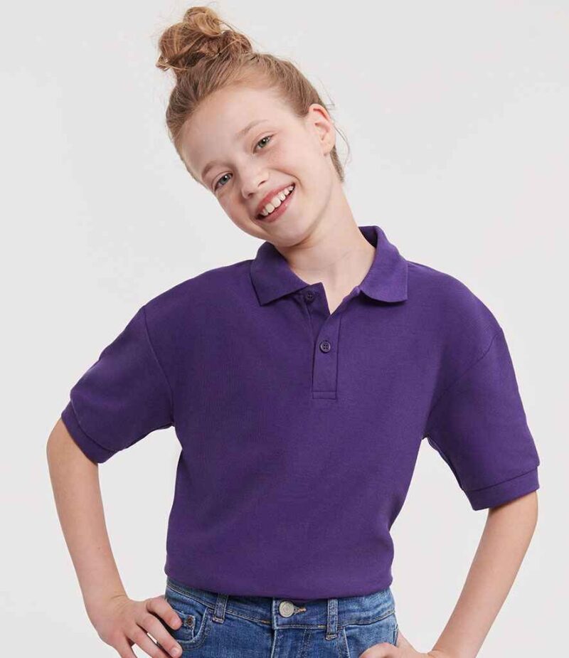 Russell Athletic Kids Poly/Cotton Pique Polo Shirt