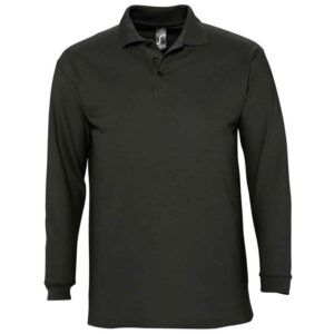 SOL'S Winter II Long Sleeve Cotton Pique Polo Shirt