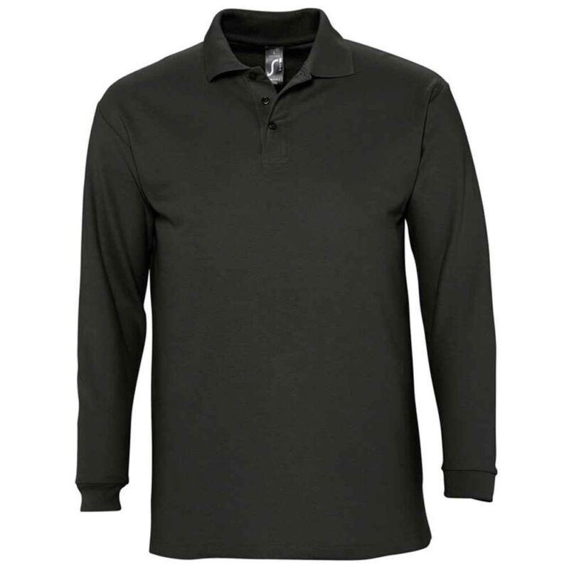 SOL'S Winter II Long Sleeve Cotton Pique Polo Shirt