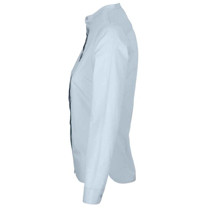 NEOBLU Ladies Bart Mao Collar Long Sleeve Poplin Shirt