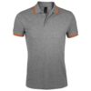 Grey Marl/Orange