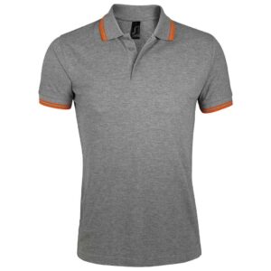 SOL'S Pasadena Tipped Cotton Pique Polo Shirt